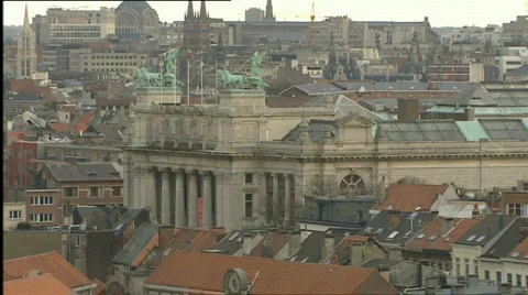 Antwerp skyline Stock Footage 657485