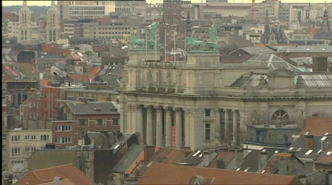 Antwerp skyline: museum Stock Footage 657671
