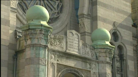 Antwerp synagogue Stock Footage 656186