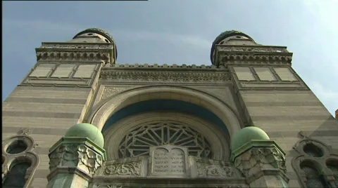 Antwerp synagogue Stock Footage 656198