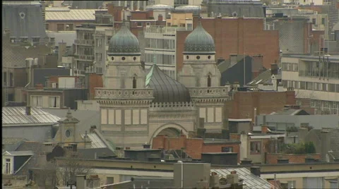 Antwerp synagogue Stock Footage 656204