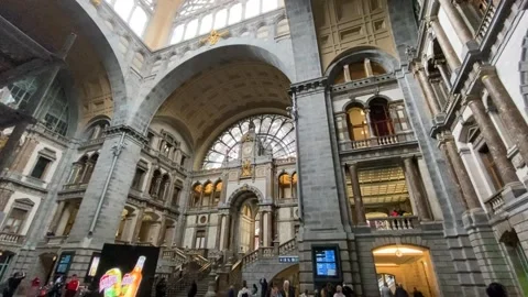 Antwerp Train Station, Belgium Stock Footage 249762082