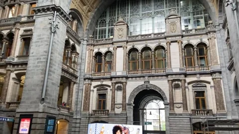 Antwerp Train Station, Belgium Stock Footage 249762086
