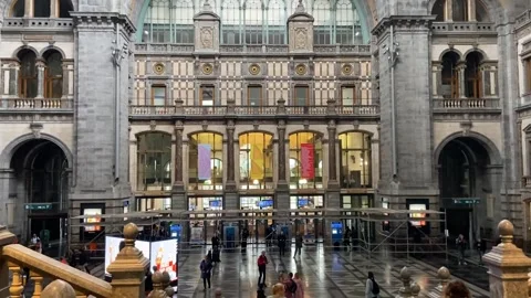 Antwerp Train Station, Belgium Stock Footage 249762087