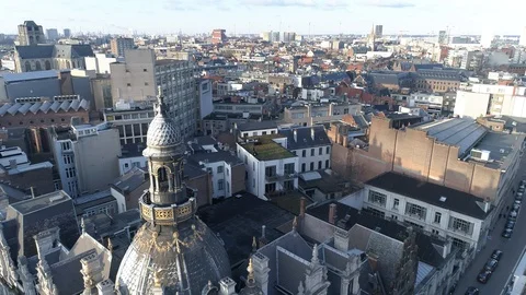 Antwerpen aerial view 4k Stock Footage 101090553