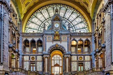 Antwerpen-Centraal Stock Photos