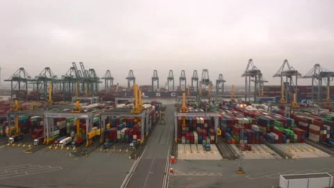 Antwerpen Habror Stock Footage 165595330