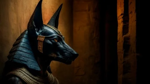 Anubis ancient Egypt Stock Footage 274035366