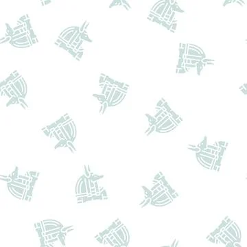 Anubis egypt glyph seamless pattern Stock Illustration