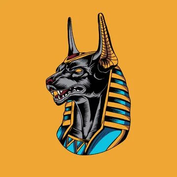 Anubis God Stock Illustration