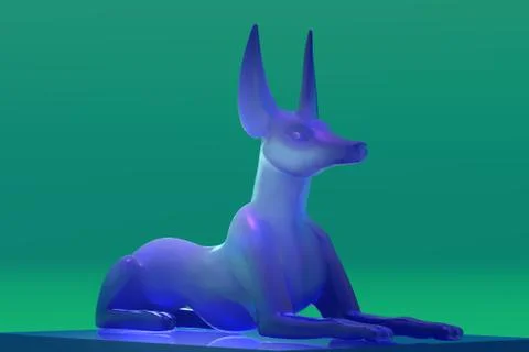 Anubis Stock Illustration