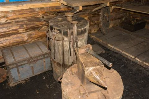 Anvil and the hammer. Stock Photos