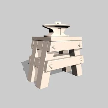 Anvil hammer Stock Illustration