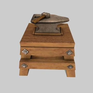 Anvil hammer Stock Illustration