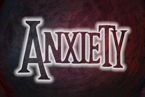 Anxiety concept Stock Illustration