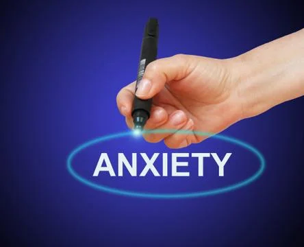Anxiety Stock Illustration
