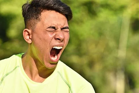 Anxious Athletic Person Stock Photos