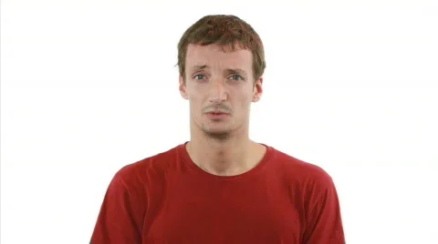 Anxious guy Vídeos de archivo 794460