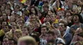 Anxious People Supporters Yell Shout Cry Scream Angry Upset Fans Stadium Crowd HD Footage