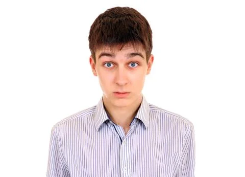 Anxious Young Man Stock Photos