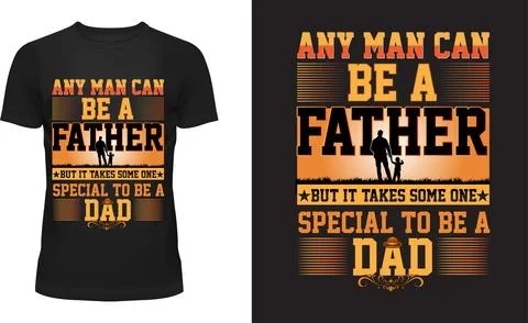 Any Man Can Be a Father Stock Illustration