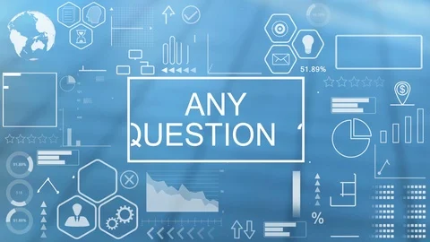 Any Question, Animated Typography Video stock 116357734