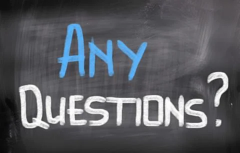 Any questions concept Stock Illustration