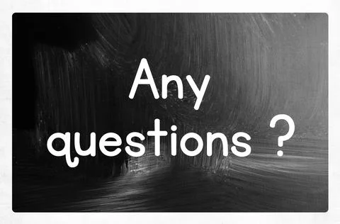 Any questions concept Stock Photos