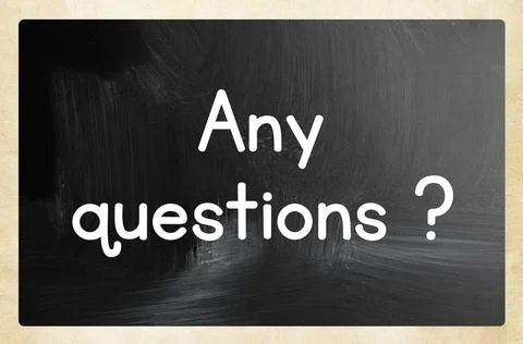 Any questions concept Stock Photos
