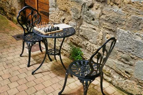 Anyone for chess?. Stock Photos