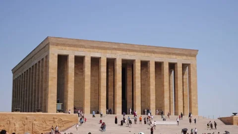 Anytkabir is a mausoleum. Stock Footage 208834329