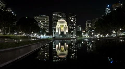 ANZAC War Memorial moving time-lapse Sydney Vidéo 68106408