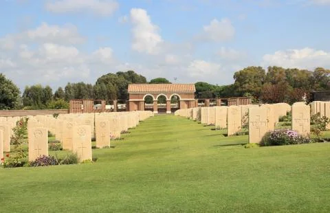 Anzio war memorial 库存照片