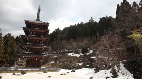 Aomori Pagoda Stock Footage 104416788