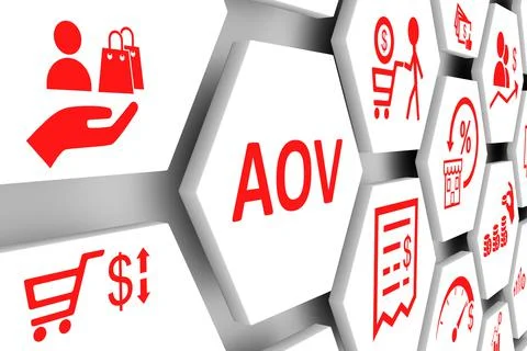 AOV concept cell background 3d illustration Stock Illustration