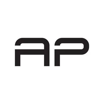 Ap initial letter vector logo icon Stock Illustration