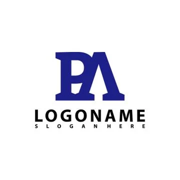 AP Letter Logo Design with Creative Modern Trendy Typography, AR Letter Logo  Stock Illustration