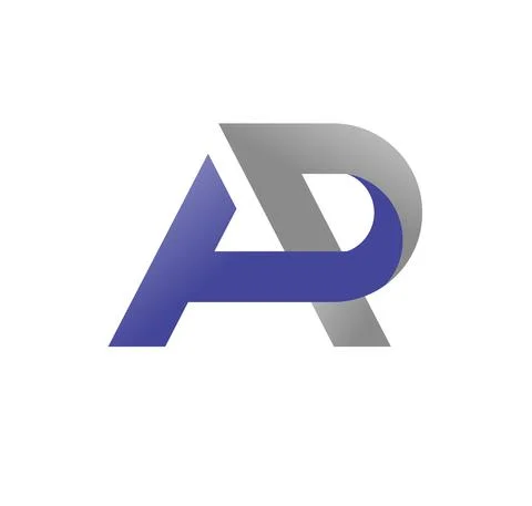 AP letter logo design vector template Stock Illustration