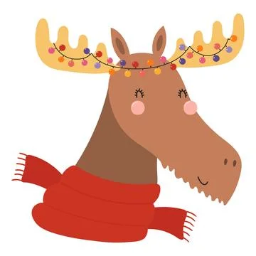 Ap xmas animals Stock Illustration