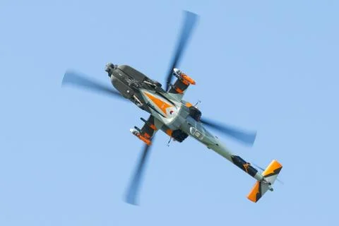 Apache ah-64d solo display team Foto stock