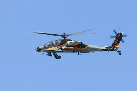 Apache ah-64d solo display team Stock Photos