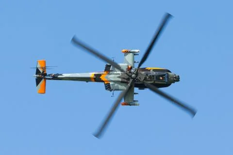 Apache ah-64d solo display team Foto stock