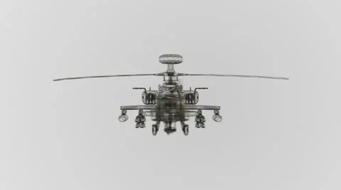 Apache Animation 2 動画素材 25096125