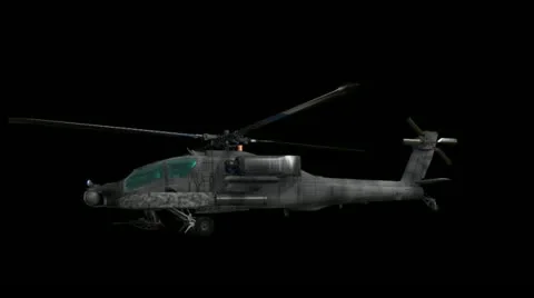 Apache attack helicopter. Video stock 12041659