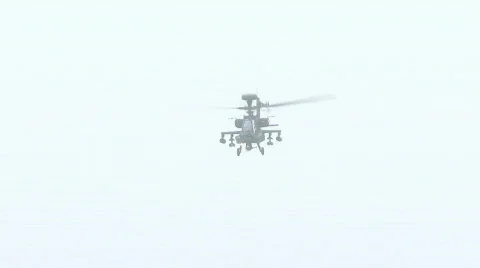 Apache helicopter flying Vidéo 289601