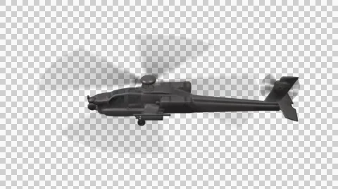 Apache Helicopter Video stock 41530682