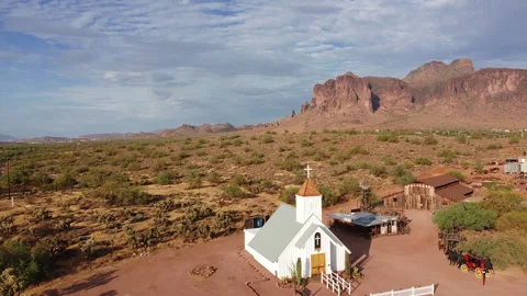 Apache Junction, AZ,USA-7.3.20: The Superstition Mountain Museuml Stock Footage 134273322