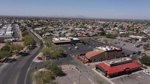 Apache Junction Downtown Businesses Stock Photos