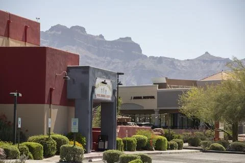 Apache Junction Downtown Businesses Stock Photos