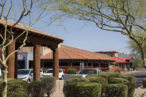 Apache Junction Downtown Businesses Stock Photos